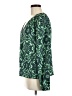 Ann Taylor LOFT 100% Polyester Green Long Sleeve Blouse Size M - photo 5