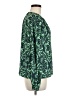 Ann Taylor LOFT 100% Polyester Green Long Sleeve Blouse Size M - photo 4