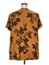 Torrid 100% Polyester Brown Short Sleeve T-Shirt Size 2X Plus (2) - photo 2