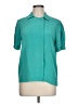 Assorted Brands Teal Short Sleeve Blouse Size 10 - photo 1