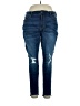 a.n.a. A New Approach Solid Blue Jeans Size 16 - photo 1