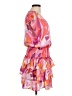 Adrienne Print Pink Cocktail Dress Size M - photo 4