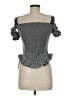 Diddi Moda Gray Short Sleeve Top Size M - photo 2