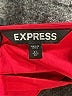 Express 100% Polyester Solid Red Casual Dress Size XS - photo 7
