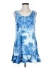 Portocruz Tie-dye Blue Casual Dress Size S - photo 1