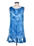 Portocruz Tie-dye Blue Casual Dress Size S - photo 2