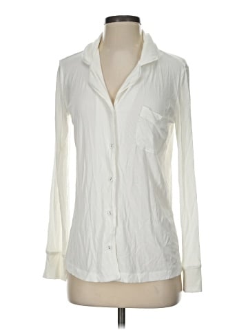 SKIMS Long Sleeve Blouse (view 1)