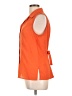 Joanna 100% Polyester Orange Sleeveless Blouse Size L - photo 5