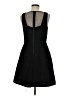 Jennifer Lopez 100% Polyester Tweed Black Cocktail Dress Size 8 - photo 2