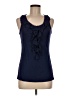 Merona Blue Sleeveless Blouse Size M - photo 1