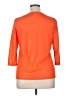 Thomas & Olivia 100% Polyester Orange 3/4 Sleeve T-Shirt Size XL - photo 2
