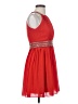 GB 100% Polyester Solid Red Cocktail Dress Size S - photo 4