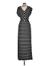 Mossimo Stripes Black Casual Dress Size L - photo 2