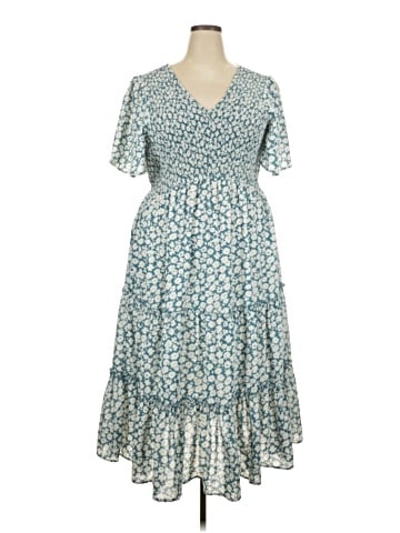 Olivia Grey Casual Dress (view 1)