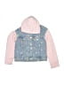 Falls Creek 100% Cotton Pink Denim Jacket Size 7 - photo 1