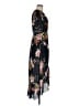 Ark & Co. 100% Polyester Floral Black Casual Dress Size M - photo 4