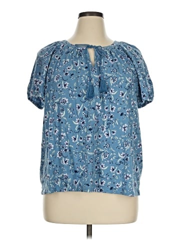 Style&Co Short Sleeve Blouse (view 1)