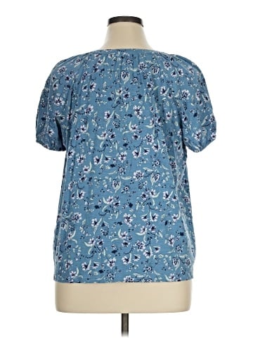 Style&Co Short Sleeve Blouse (view 2)