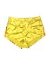 Rezek Metallic Yellow Athletic Shorts Size L - photo 1