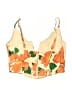 Kendall & Kylie Floral Orange Swimsuit Top Size S - photo 2