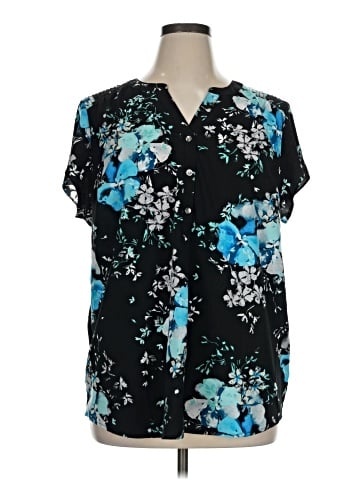 Croft & Barrow Short Sleeve Blouse (view 1)