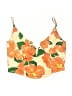 Kendall & Kylie Floral Orange Swimsuit Top Size S - photo 1