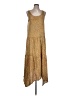 Final Touch 100% Rayon Gold Casual Dress Size L - photo 1