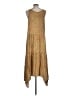 Final Touch 100% Rayon Gold Casual Dress Size L - photo 2