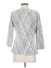 Ann Taylor Silver 3/4 Sleeve T-Shirt Size S - photo 2