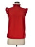 Julie Brown 100% Polyester Red Sleeveless Blouse Size 8 - photo 1