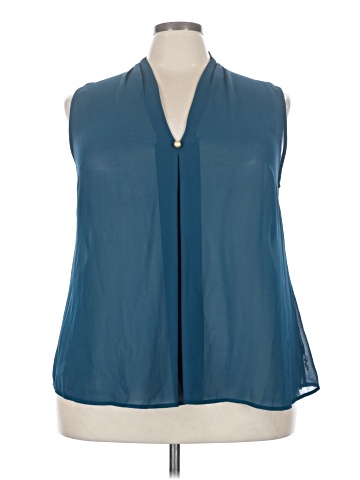 Just Fab Sleeveless Blouse (view 1)