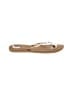 Reef Silver Flip Flops Size 8 - photo 1