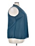 Just Fab 100% Polyester Teal Sleeveless Blouse Size 3X - photo 4