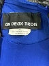 Un Deux Trois Color Block Blue Black Dress Size 8 - photo 3