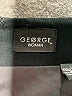 George 100% Polyester Solid Black Casual Skirt Size L - photo 4