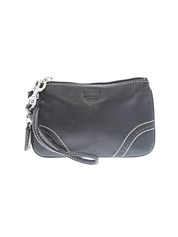 Coach Factory Leather Wristlet (view 1)