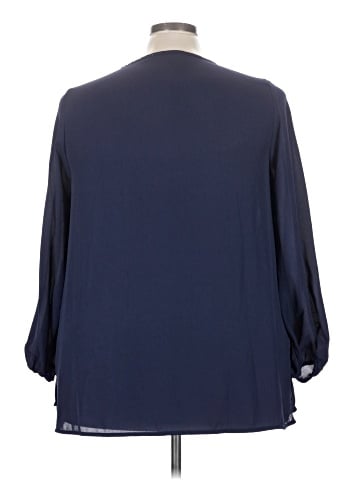 Just Fab 3/4 Sleeve Blouse (view 2)