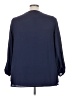 Just Fab 100% Polyester Blue 3/4 Sleeve Blouse Size 3X - photo 2