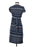 BCBGMAXAZRIA Chevron-herringbone Multi Color Blue Casual Dress Size S (petite) - photo 2