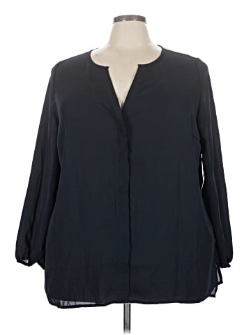 Just Fab Long Sleeve Blouse (view 1)