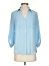 A. Byer 100% Polyester Blue 3/4 Sleeve Blouse Size S - photo 1