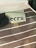 Ecru 100% Silk Stripes Brown Long Sleeve Silk Top Size L - photo 6