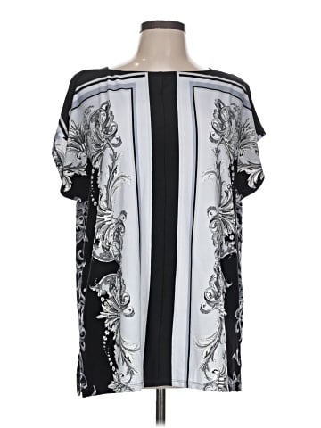 Jones New York Short Sleeve Blouse (view 1)