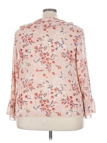 Just Fab 3/4 Sleeve Blouse (view 2)