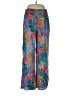 Kona Sol 100% Rayon Tropical Blue Casual Pants Size L - photo 1