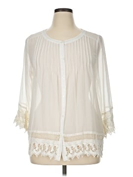 Roz & Ali 3/4 Sleeve Blouse (view 1)