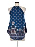 Moa Moa Blue Sleeveless Blouse Size M - photo 2
