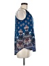 Moa Moa Blue Sleeveless Blouse Size M - photo 4