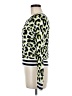 GB 100% Cotton Animal Print Green Pullover Sweater Size M - photo 5