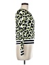 GB 100% Cotton Animal Print Green Pullover Sweater Size M - photo 4